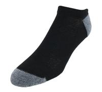 Hanes Herren X-Temp Herrensocken, leicht, niedrig geschnitten und ohne Show, 12er-Pack Lässige Socken, Schwarz, 37.5-46 EU