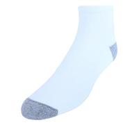 Hanes Herren X-Temp Leichter Knöchel Lässige Socken, weiß, Einheitsgröße (12er Pack)