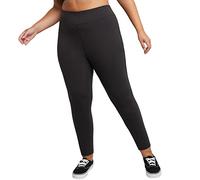Just My Size Damen Leggings Stretch Jersey Übergröße - Schwarz - 3X