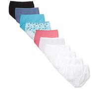 Hanes Just My Size Women's Plus Size Cool Comfort Cotton Brief 10-Pack, Assorted, 12