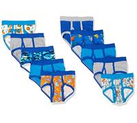 Hanes Kleinkind Jungen Slip Pack Dinosaurier bedruckte Baumwolle Unterw sche 10er Pack, Verschiedene Farben, 10 St ck, 4
