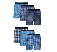 Hanes Men Hanes Herren-Boxershorts ohne Etikett mit freiliegendem Bund, verschiedene Multipacks und Farben, Gre M