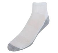 hanes Men's Cushioned X-Temp, Moisture-Wicking Ankle Socks, 12-Pair Pack, Shoe Sizes 6-12, White