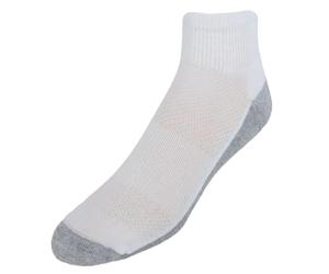 Hanes Men's Cushioned X-Temp, Moisture-Wicking Ankle Socks, 12-Pair Pack, Shoe Sizes 6-12, White