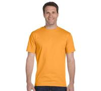 Hanes Men's Short Sleeve Beefy T-Shirt (Gold) (2X-Large)