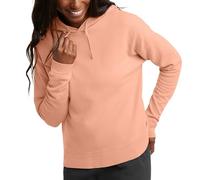Hanes Originals Garment Dyed Hoodie Fleece Pullover f r Damen, Cantaloupe Orange, XXL