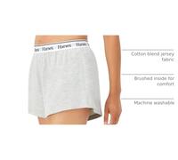 Hanes Originals Schlafshorts für Damen, bequem, superweich, Lounge-Shorts, 8,3 cm, 2er-Pack, Pink Coral/Heritage Grey Marle, XL
