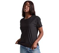 Hanes Originals Tri-Blend, leichtes T-Shirt f r Damen, entspannte Passform, Schwarz, Gro