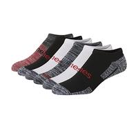 Hanes Originals Ultimate Herren Socken, Crew, Ankle and No Show Socken, 6er-Pack, Grau/Schwarz/Weiß sortiert