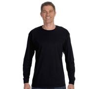 Hanes TAGLESS® Long-Sleeve T-Shirt XL Black
