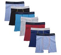 Hanes Toddler Boys Dyed Boxer Briefs, Assorted, 7-Pack, X-Large