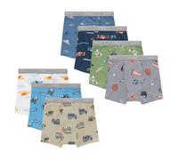 Hanes Trainer Boxer Briefs for Toddlers, Light Leaks Potty Training Underwear for Boys, 6 Or 7-Packs, Days of The Week, Blue, Green, Tan