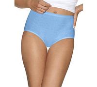Hanes Ultimate??? Comfort Cotton Women's Brief Panties 5-Pack 6 Blue