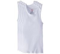 Hanes Ultimate ComfortSoft Tanktop für Jungen, 5er-Pack - Weiß - Groß