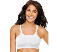 Hanes Ultimate Damen Bandini DHHU12 Multi-Way Foam Cup Wirefree BH, Weiß, X-Small