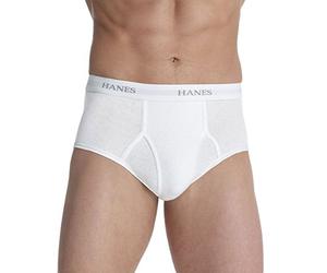 Hanes Ultimate Herren Comfort Flex Tailleband Slip - Meerdere verpakkingen verkrijgbaar briefs underwear, Weiß, 7 Stück, M EU