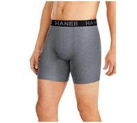 Hanes Ultimate Herren Total Support Pouch Boxershorts Retroshorts, schwarz/grau, Small