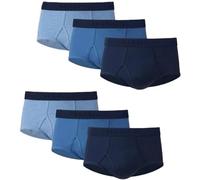 Hanes Ultimate Men's 6-Pack Classics Full-Cut Brief, Blue Assorted, Lage