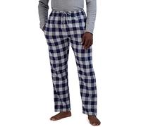 Hanes Ultimate Men's Flannel Pant, Navy Buffalo, 5X-Large