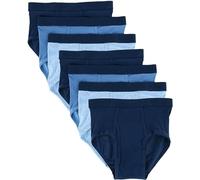 Hanes Ultimativer Herren-Slip ohne Etikett mit ComfortFlex-Bund, mehrere Packungen und Farben, 7er-Pack, Blau, sortiert, XX-Large