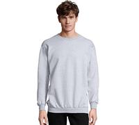 Hanes Ultimatives Herren-Sweatshirt, schweres Fleece-Sweatshirt, Rundhalsausschnitt, Pullover für Herren, Ash, 3XL