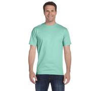 Hanes Unisex ComfortSoft Baumwoll-T-Shirt M Clean Mint