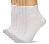 Hanes Women's Ankle Socks, White/w/Grey Vent, 5-9