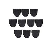 Hanes Womens Cotton 10-Pack Unterwäsche, schwarz, 36 (10er Pack)