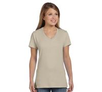 Hanes Women's Nano-T® V-Neck T-Shirt Green XL