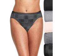 Hanes Womens Ultimate Breathable Cotton Hi-Cut 6-Pack, 6