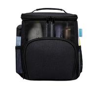 Hangable Toiletry Bag, Mesh Shower Bag with Hook, 9.8x8.2x3.1 Inches Portable Quick Dry Large Capacity Mesh Travel Toiletry for College Dorm, Gym, Camp & Travel