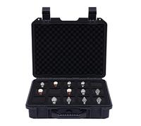 HANGKAI Uhrenkoffer mit 15 Steckplatz Uhrenbox Wasserdicht und Stoßfest Uhrendisplay Aufbewahrungsbox für alle Armbanduhren und Intelligente Uhren