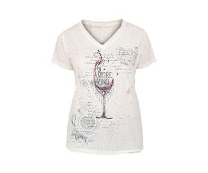 Hangowear Damen T-Shirt Amore VINO Offwhite XL