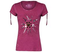 Hangowear Damen T-Shirt, Größe:L, Farbe:Bordeaux