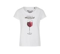 Hangowear Damen T-Shirt WEINKIND weiß M