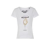Hangowear Damen T-Shirt WEISSWEINKIND weiß L