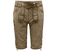 Hangowear Herren Herren Jeans 'Lederhose' Schlamm braun, Schlamm (braun), 54