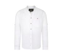 Hangowear Herren Stehkragenhemd Jeff weiß XL