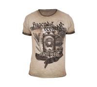 Hangowear Herren T-Shirt Durst-BLEIBT grau M
