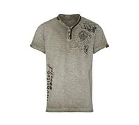 Hangowear Trachten T-Shirt Yossi Oliv | Herren Trachtenshirt Bayern | Baumwolle 3XL