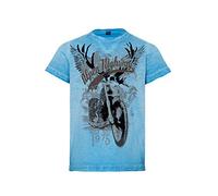 Hangowear Trachtenshirt Kind - Till Kids - blau