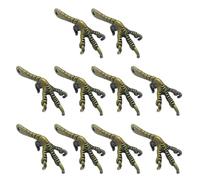 Hangsu 10 Stück Elegante Charm Halsketten Anhänger, Vogelkralle, handgefertigter Schmuckanhänger für Schmuckherstellung und kreatives Basteln, Wohnzimmerschmuck