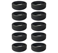 Hangsu 10 Stück Silikon Radabdeckungen für Gepäck absorbieren Stöße und schützen Ihren Koffer modisches Accessoire Gepäck Silikonabdeckung