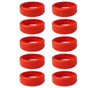 Hangsu 10 Stück Silikon Radabdeckungen für Gepäck absorbieren Stöße und schützen Ihren Koffer modisches Accessoire Gepäck Silikonabdeckung