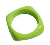 Hangsu Manschettenarmreif, bunt, geometrisch, dickes Harz Armband, Schmuck, Geschenk für Frauen und Mädchen, leichte Handgelenk Accessoires, Damen Harz Armband