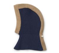 Hanibal Balaclava - Haube für Kopf und Hals aus Bio-Baumwolle - 1-2 Jahre / Oat / Classic Navy