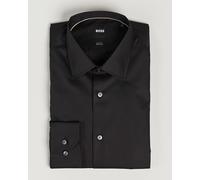 Hank Slim Fit Shirt Black Schwarz L