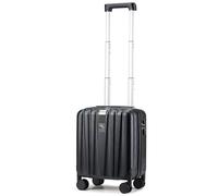 Hanke Upgrade Gepäck Koffer Mit Spinner Rädern Leichter PC Hartschale Rollkoffer Mit TSA Schloss, Checked-Medium 24-Zoll (Schwarz)