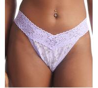 Hanky Panky 2P Daily Lace Original Rise Thong D1 Lila Nylon One Size Damen