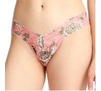 Hanky Panky 2P Marianne Low Rise Thong Rosa Muster Nylon One Size Damen